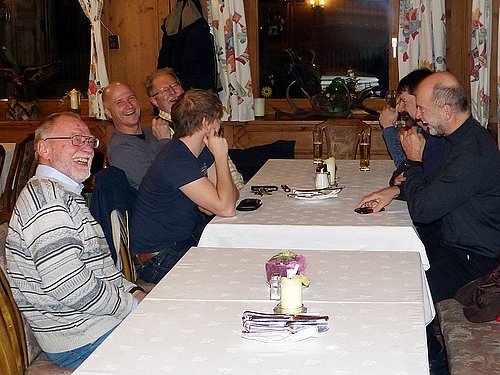 Impressionen vom Stammtisch beim Jagerwirt in Volders