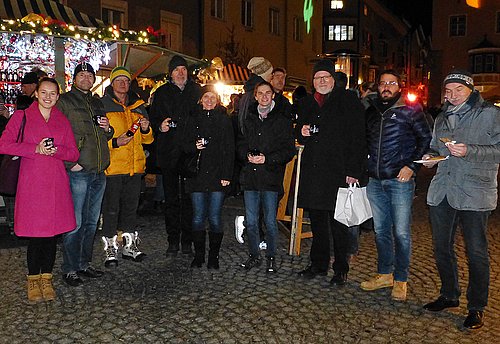 Impressionen vom Besuch des Christkindlmarktes in Hall